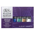 Farby olejne wodorozcieńczalne Artisan W&amp;N, 6 x 37 ml