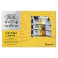 Farby akrylowe Galeria, zestaw 10 x 60ml + akcesoria