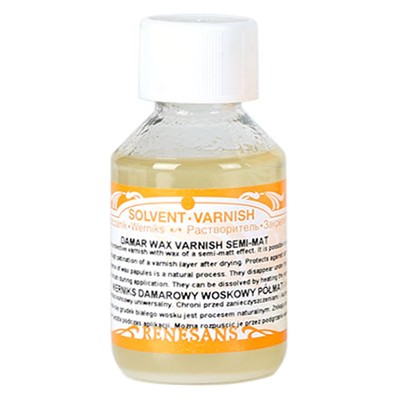 Werniks damarowy woskowy - półmat, Renesans, 100ml