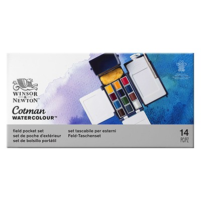 Farby akwarelowe Cotman Field Box, 12 kol.