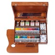 Farby olejne Talens Van Gogh, zestaw 32 x 20ml, kaseta drewniana