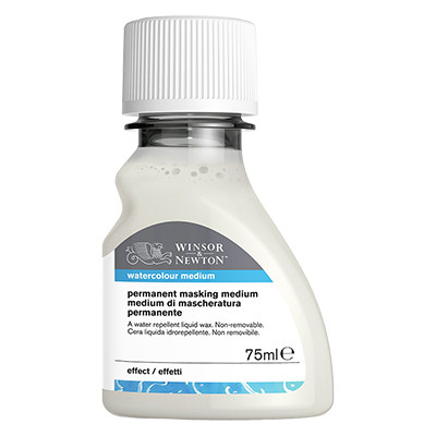 Permanent Masking Fluid, medium do farb akwarelowych W&amp;N, 75ml