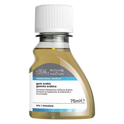 Guma arabska, medium do farb akwarelowych W&amp;N, 75 ml