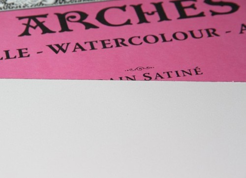 Papier Arches HP, Natur White, 185g 56x76cm, 10 ark.