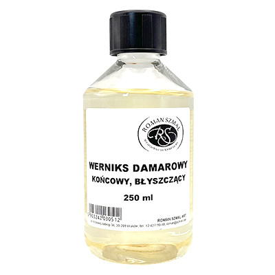 Werniks damarowy końcowy - błyszczący, 250 ml