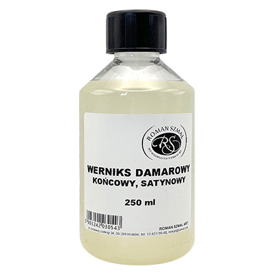 Werniks damarowy końcowy - satynowy, 250 ml