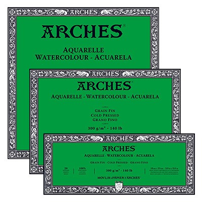 Blok Arches CP 300g 20ark. 10 x 25 cm