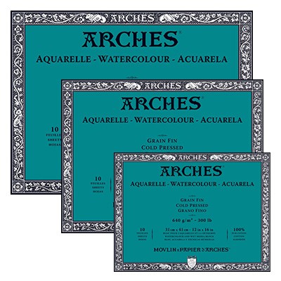 Blok Arches CP 640g 10ark. 26 x 36 cm