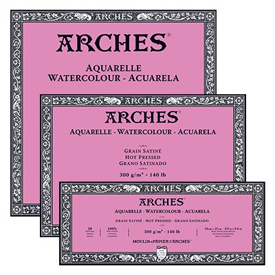 Blok Arches HP 300g 20ark. 20 x 20 cm