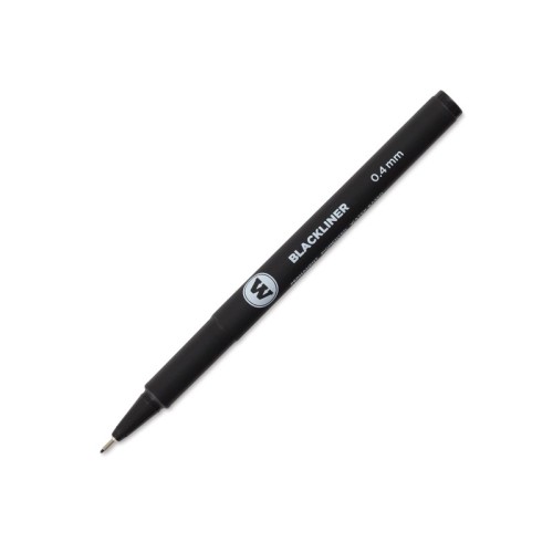 0.4 Blackliner, cienkopis Molotow