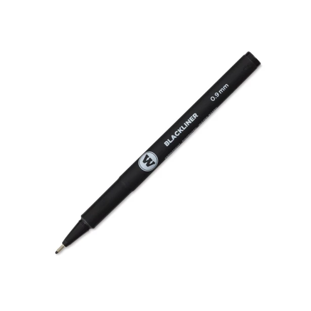 0.9 Blackliner, cienkopis Molotow