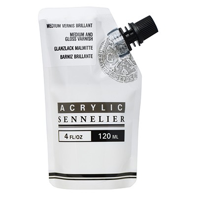 Medium i werniks błyszczący, Sennelier 120ml