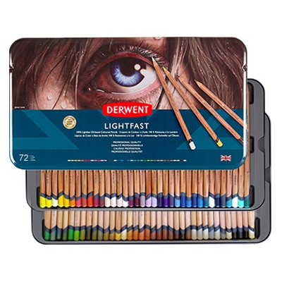 Kredki Derwent Lightfast, 72 kolory