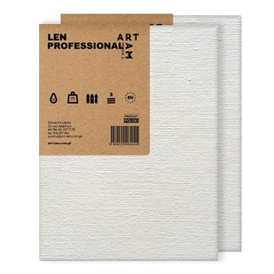 80 x 100 cm, podobrazie lniane Professional, 2–pak