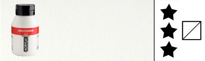104 Zinc white, farba akrylowa Talens Amsterdam, 1000 ml
