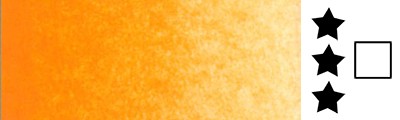 640 Red Orange, farba akwarelowa L'Aquarelle, półkostka