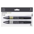 Zestaw pisaków Promarker Metallic W&amp;N, 2 szt.