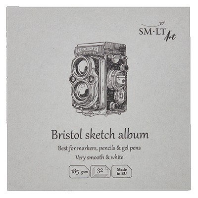 Bristol blok szyty SMLT 14 x 14 cm, 185 g