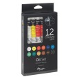 Farby olejne Phoenix, 12 x 12 ml