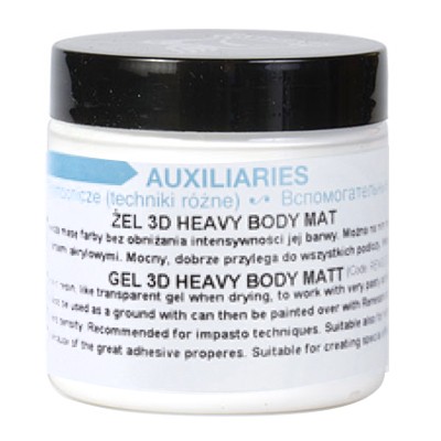 Matowy żel 3D heavy body Renesans, 110 ml