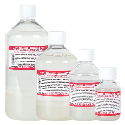Werniks damarowy super matowy, Renesans, 1000 ml