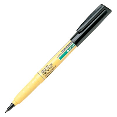 Czarny marker do tkanin, Pentel NM10