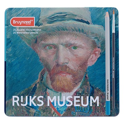 Kredki akwarelowe Rijks Museum, 24 kol. metal. op.