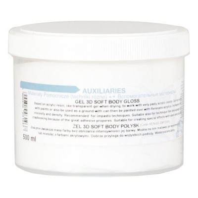 Błyszczący żel 3D soft body Renesans, 500 ml