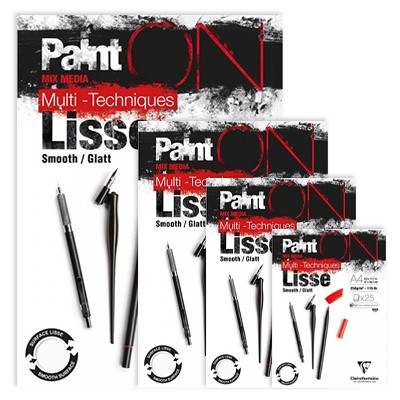 Paint ON Lisse-Smooth, uniwersalny blok A5, 25 ark.