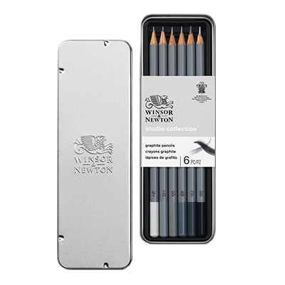 Komplet ołówków Winsor &amp; Newton, 6 szt.