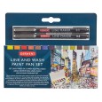 Line And Wash Paint Pan Set, Derwent, 12 kol.