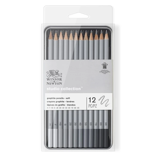 Ołówki rysunkowe Winsor &amp; Newton, 12 szt.