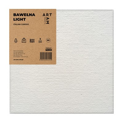20 x 20 cm, podobrazie bawełniane Light