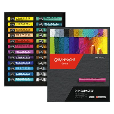 Pastele olejne Neopastel, Caran d'Ache, 24 kolory
