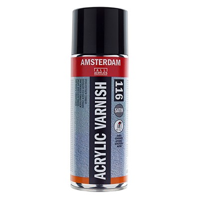 116 Werniks satynowy do farb akrylowych, Talens, spray 400ml
