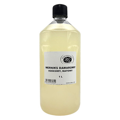 Werniks damarowy końcowy - matowy, 1000 ml