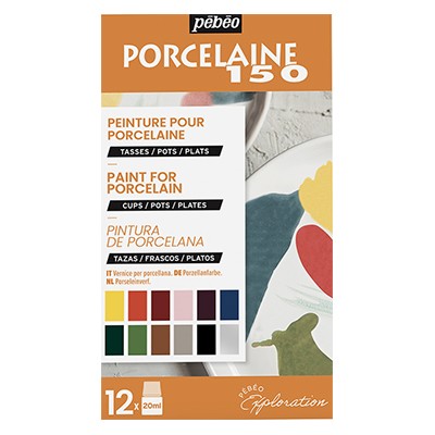 Zestaw farb Porcelaine 150, set 2, 12 x 20 ml
