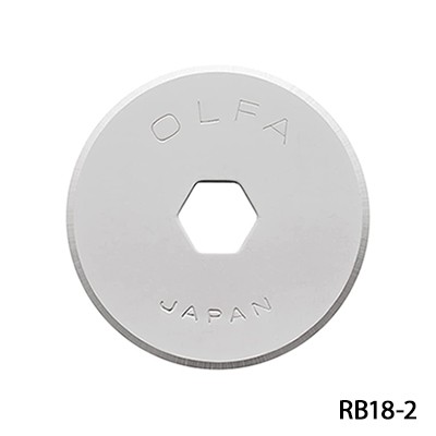 Ostrza krążkowe 18 mm OLFA, 2 sztuki
