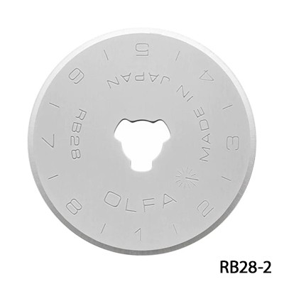 Ostrza krążkowe 28 mm OLFA, 2 sztuki