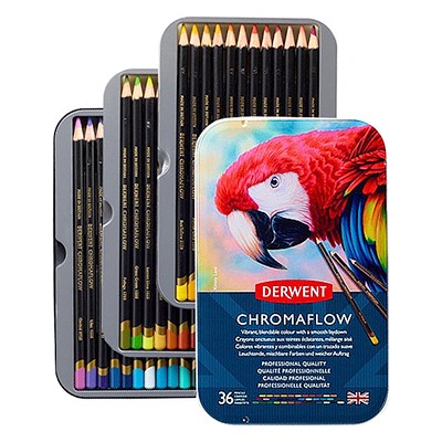 Derwent Chromaflow kredki rysunkowe, 36 kolorów