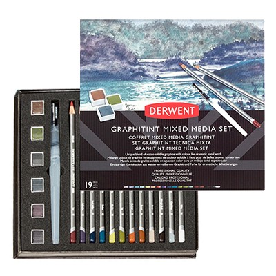 Kredki i farby Graphitint Mixed Media Set, Derwent