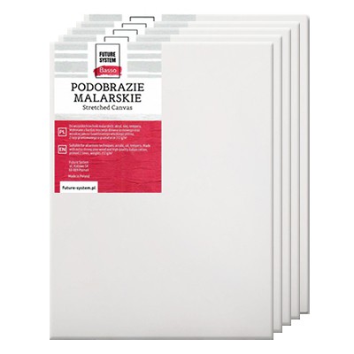 50 x 60 cm podobrazie bawełniane Basso, 5 sztuk
