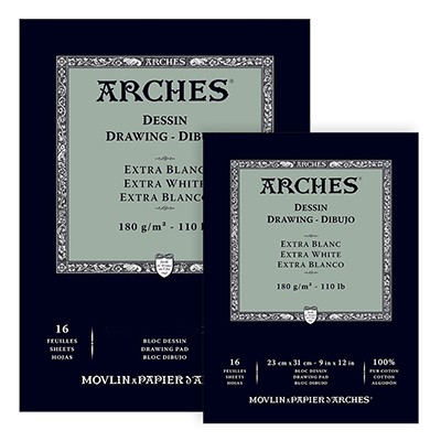 Blok artystyczny Arches Drawing 23 x 31 cm, 180 g/m2