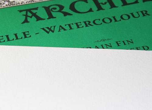 Papier Arches CP, Bright White, 300g 40 x 50 cm, 10 ark.