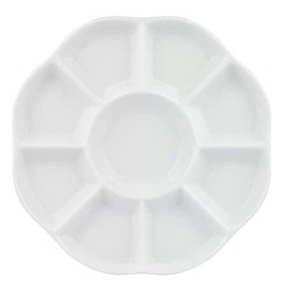 Porcelanowa paleta do akwareli, średnica 19 cm