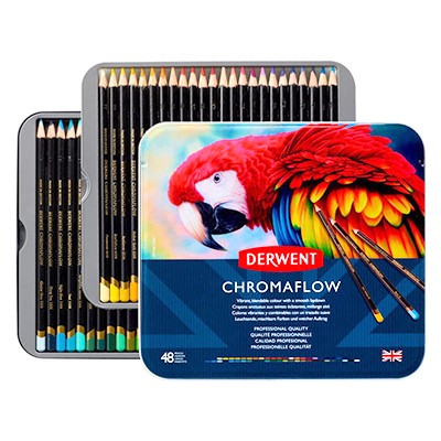 Derwent Chromaflow kredki rysunkowe, 48 kolorów