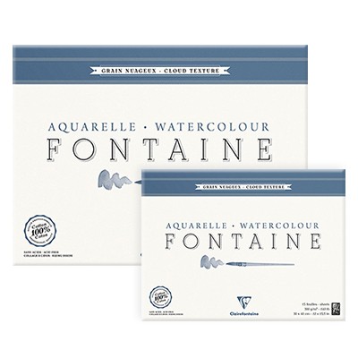 Blok akwarelowy Fontaine Cloud Texture 36 x 48 cm, 300 g