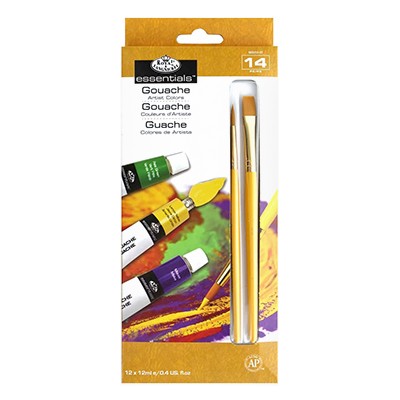 Farby temperowe, Royal &amp; Langnickel, 12 x 12 ml