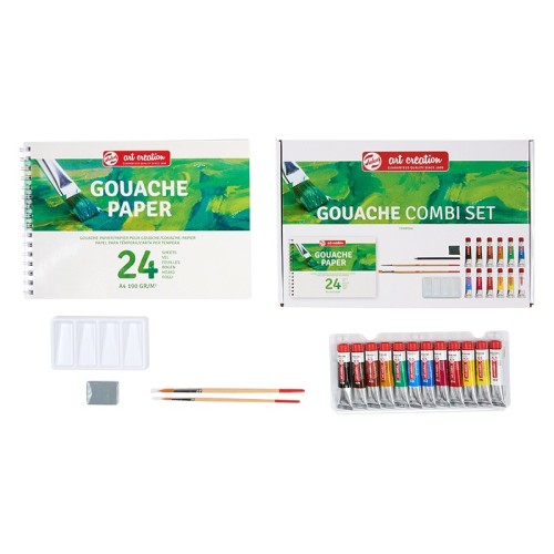 Farby gwasz Art Creation Combi Set, 18 elementów