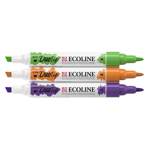 Pisaki Ecoline Duo Tip – Secondary Set, 3 kol.